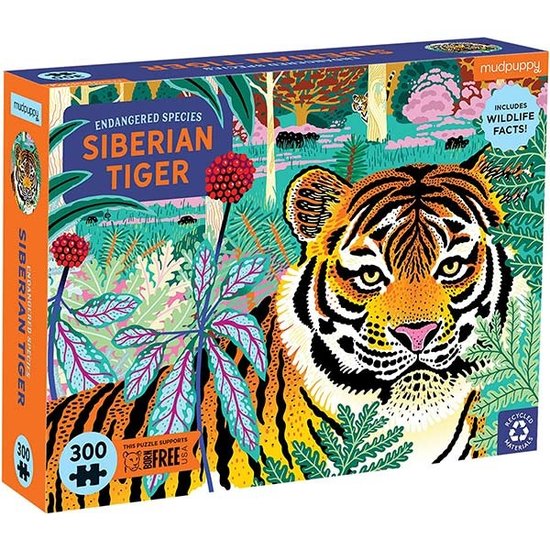 Mudpuppy Mudpuppy Puzzle Sibirischer Tiger 300 Teile