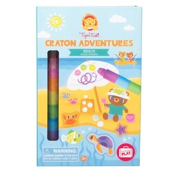 Tiger Tribe Crayon Adventures beach