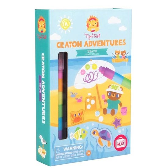 Tiger Tribe Tiger Tribe Crayon Adventures beach
