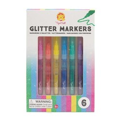 Tiger Tribe glitter markers 6 pieces