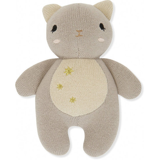 Konges Slojd Rammelaar Mini Kitty warm grey - Konges Slojd