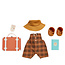 Olli Ella Olli Ella Dinkum doll travel togs suitcase Apricot