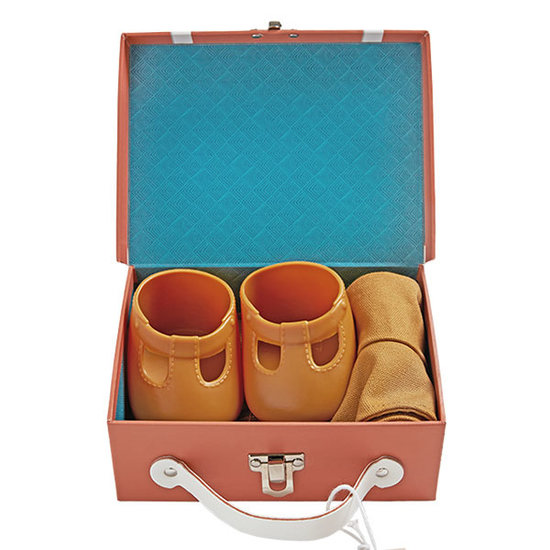 Olli Ella Olli Ella Dinkum doll travel togs suitcase Apricot