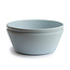 Mushie Mushie round dinnerware bowls 2 pack - Powder blue