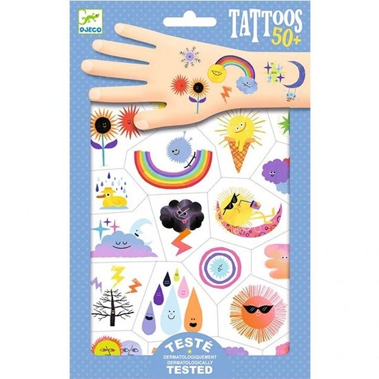 Djeco Djeco tattoos weather emojis +3 yrs