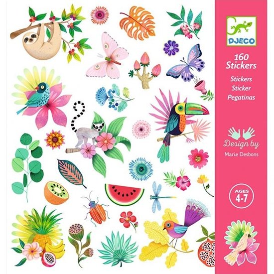 Djeco Djeco stickers Paradise 160 pieces