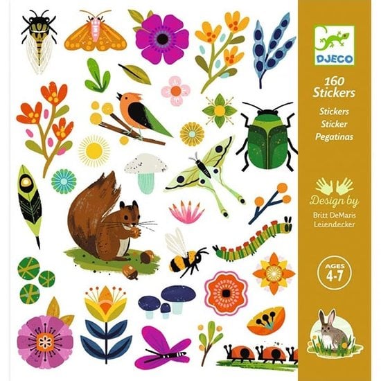 Djeco Djeco stickers Garden 160 pieces