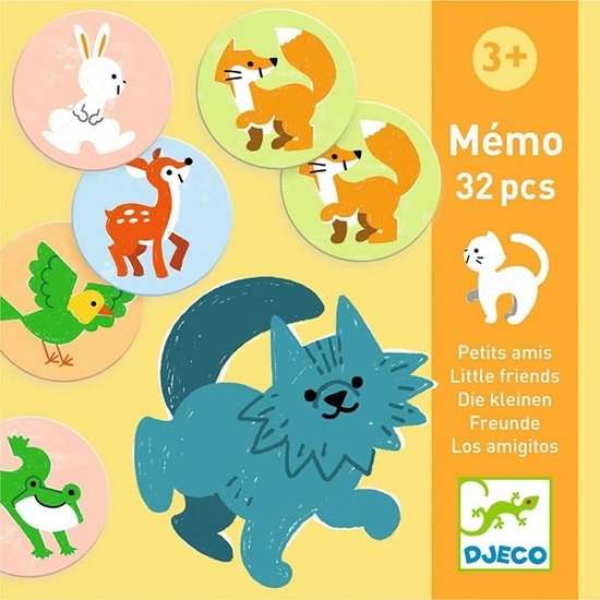 Djeco Djeco Memory Kleine Freunde +3Jahren