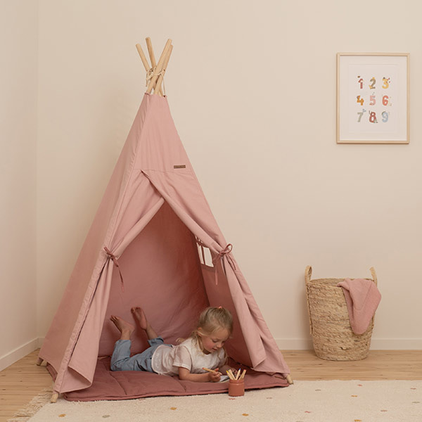 Regelen Tarief Editor Little Dutch tipi tent roze | Little Thingz