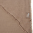 Jollein Jollein badcape Embroidery 75x75cm Biscuit