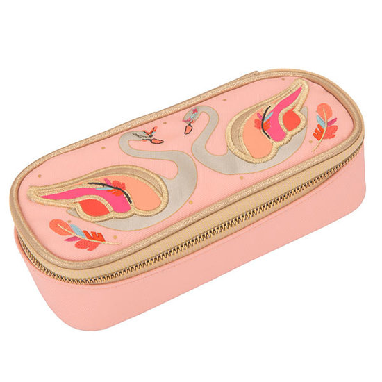 Jeune Premier boekentas Jeune Premier pencil box Pearly Swans