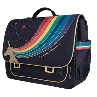 Jeune Premier boekentas Midi Unicorn Gold