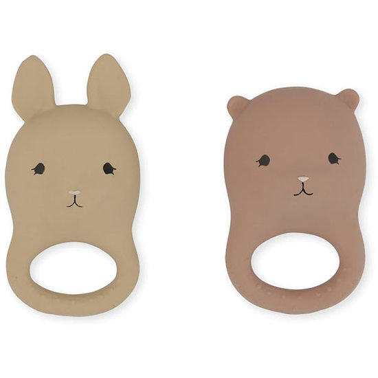 Konges Slojd Anneaux de dentition Rabbit/Bear Konges Slojd