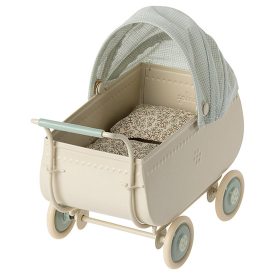 Maileg Maileg kinderwagen Micro Blue