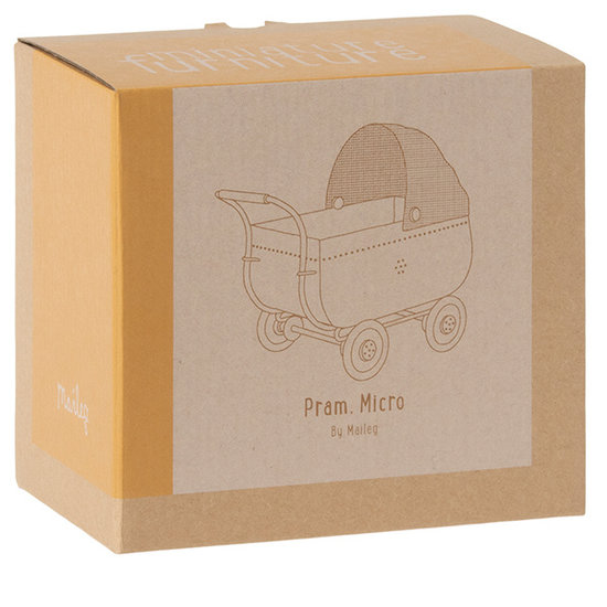 Maileg Maileg Kinderwagen / PuppenwagenMicro Yellow