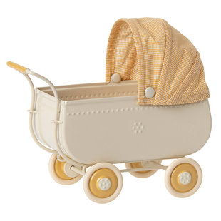 Maileg pram Micro Yellow