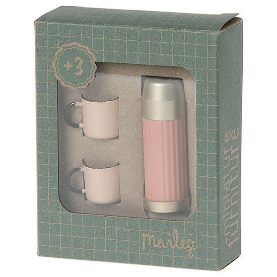 Maileg Maileg thermos en kopjes Soft Coral