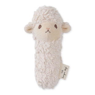 Konges Slojd petit hand rattle terry animals Sheep