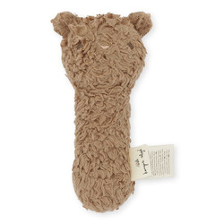 Konges Slojd petit hand rattle terry animals Bear