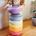 Stapelstein Stapelstein Rainbow Pastel stacking stones 6 pieces