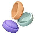 Stapelstein Stapelstein stapelstenen Pastel Secondary 3 stuks