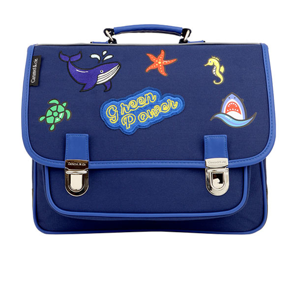 Cartable Moyen Green Power Ocean Caramel et Cie Little Thingz