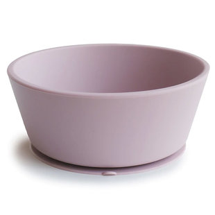 Mushie silicone suction bowl Soft Lilac