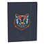 Jeune Premier boekentas Jeune Premier elastomap Tiger Navy