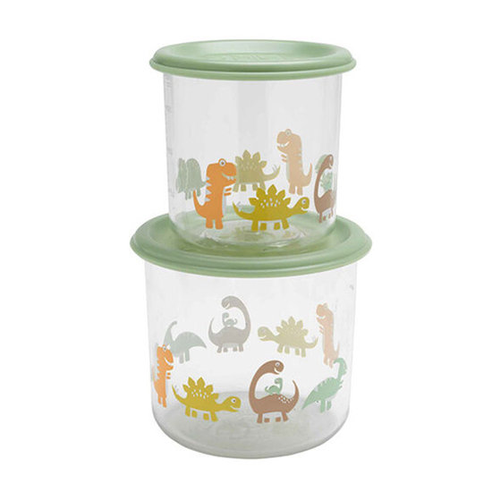 Sugar Booger Food containers Baby Dinosaur Large Sugar Booger set of 2