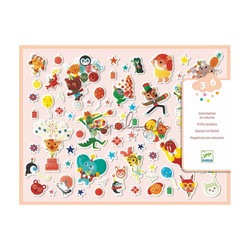 Djeco Puffy stickers Party 3-6yrs