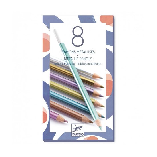 Djeco  Djeco 8 metallic pencils