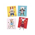 Djeco Fun arts and crafts box collages for little ones - Funny animals - Djeco
