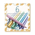 Djeco Beautiful set of 6 metallic markers - Djeco