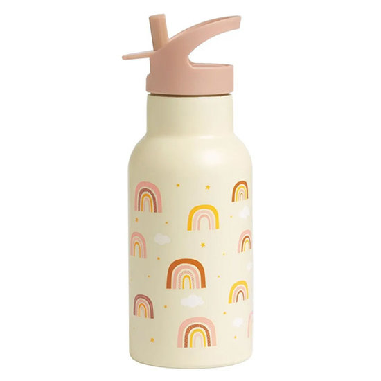 A Little Lovely Company A Little Lovely Company stainless steel drinking bottle Rainbows