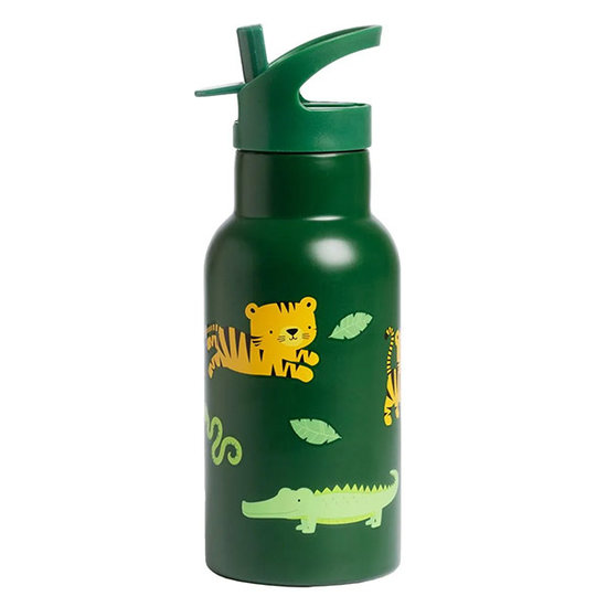 A Little Lovely Company A Little Lovely Company stainless steel drinking bottle Jungle tiger