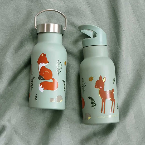 A Little Lovely Company A Little Lovely Company stainless steel drinking bottle Forest friends