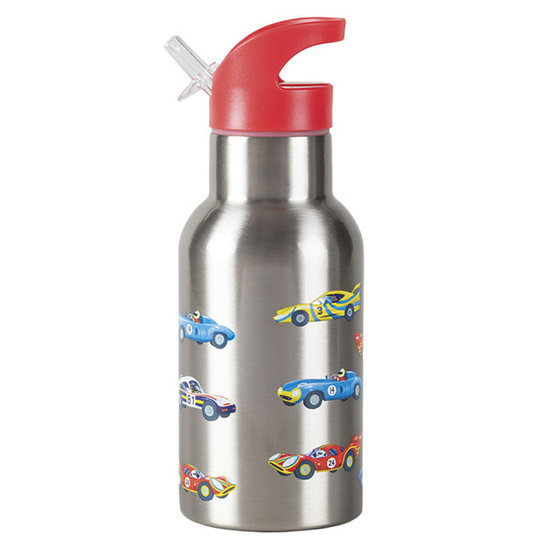 Crocodile Creek Stainless steel water bottle Race Cars Crocodile Creek