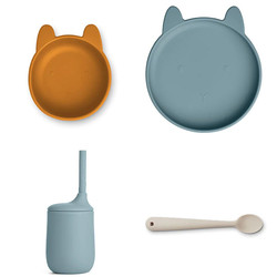 Set de repas Liewood Cathy Rabbit/Whale blue multi mix