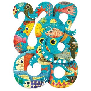 Djeco puzzle art octopus 350 pieces