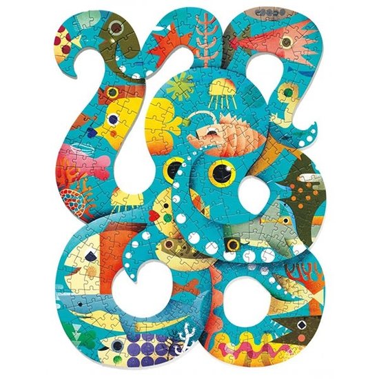 Djeco Djeco puzzel art octopus 350 stukjes