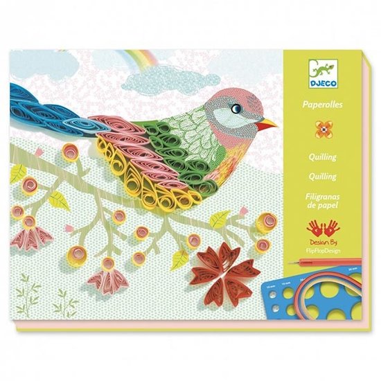 Djeco Set créatif Quilling Saisons en colimaçons Djeco