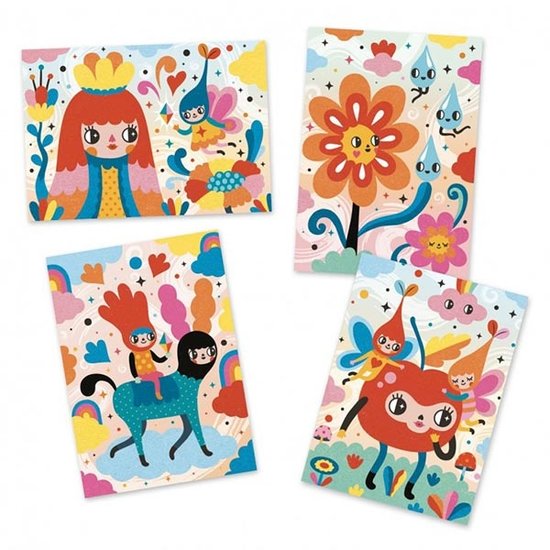 Djeco Djeco coloured sand Deliciously cute +6yrs