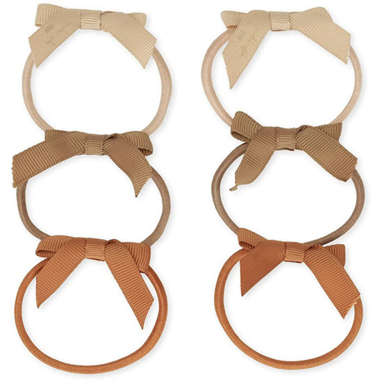 Konges Slojd Konges Slojd hair elastics Bow - Rouge pack