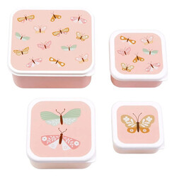A Little Lovely Company lunch & snack box set Butterflies