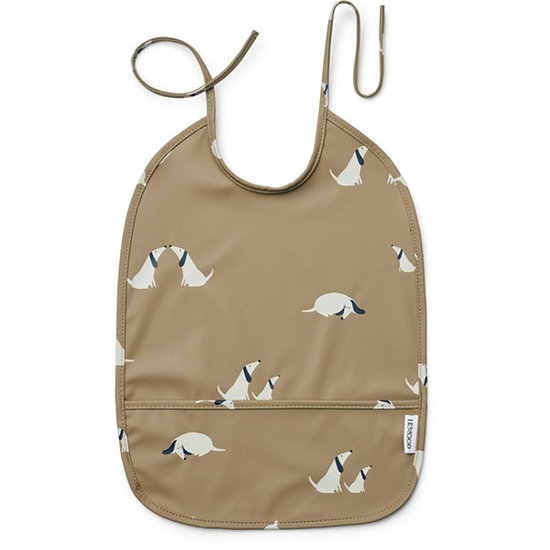 Liewood Liewood Lai bib Dog / Oat mix