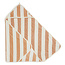 Jollein Jollein cape de bain Stripe Terry 75x75cm Biscuit GOTS