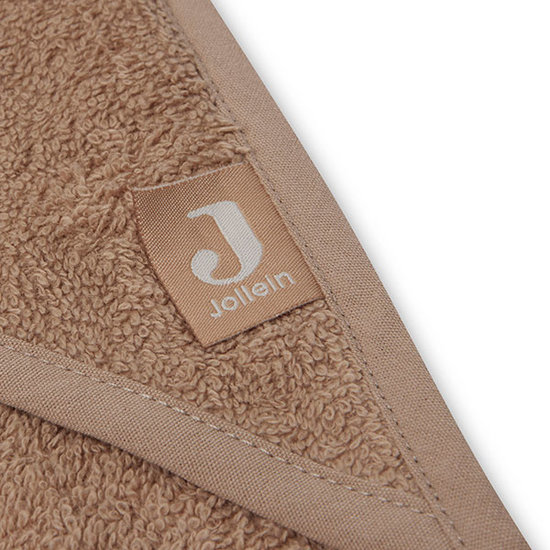 Jollein Jollein hooded towel terry 75x75cm Biscuit