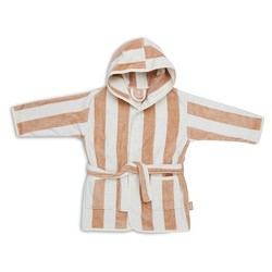 Jollein bathrobe 3-4 years Stripe Terry Biscuit GOTS