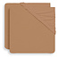Jollein Jollein hoeslaken jersey 60x120cm Biscuit 2-pack