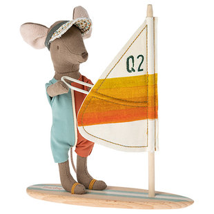 Maileg Beach mice Surfer big brother